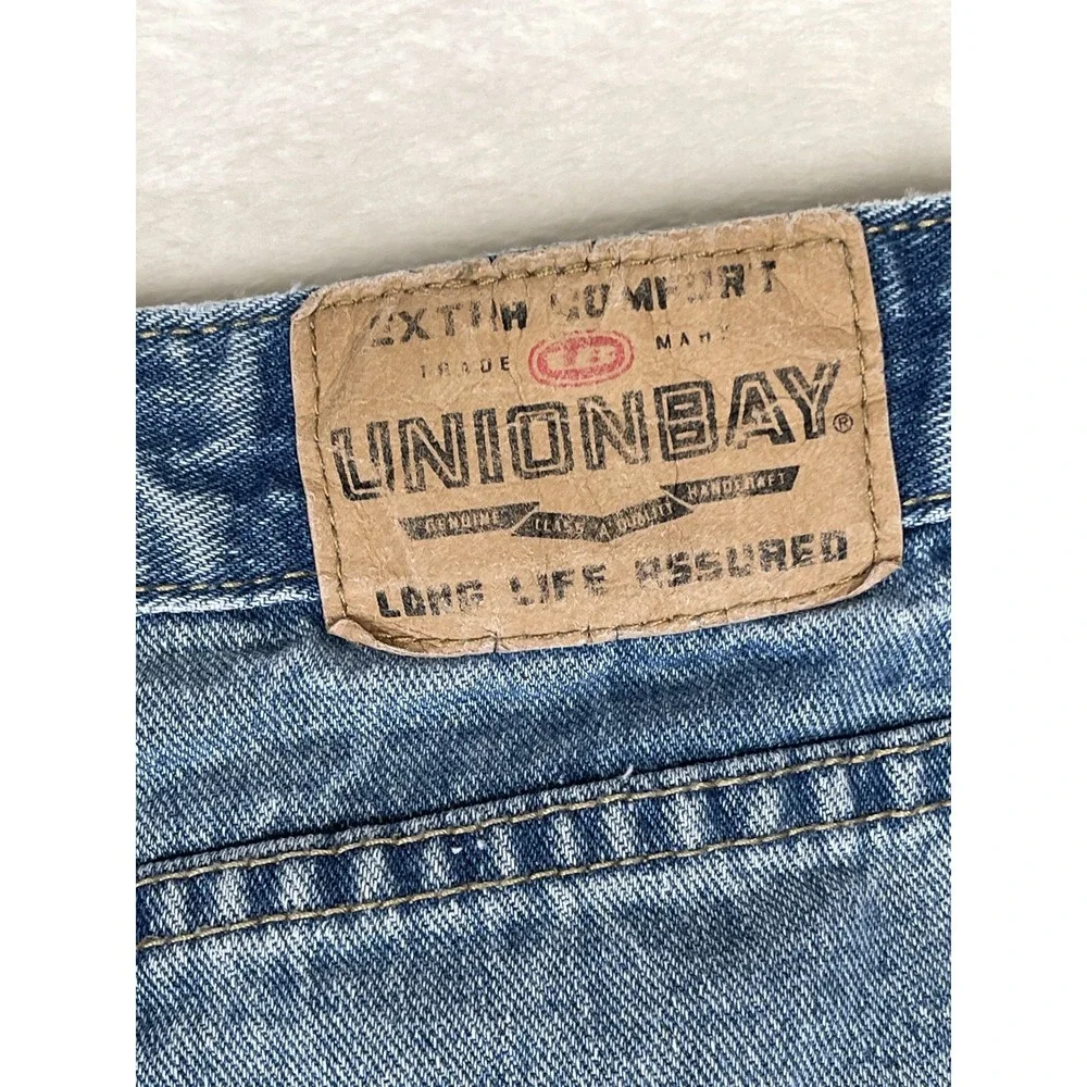 Unionbay Jeans Womens 13 High Rise Tapered Leg Denim Classic Fit Straight‎ Jeans